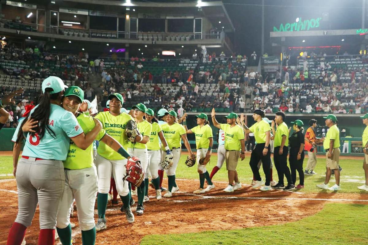 Las Olmecas logran su primera victoria en la LMS