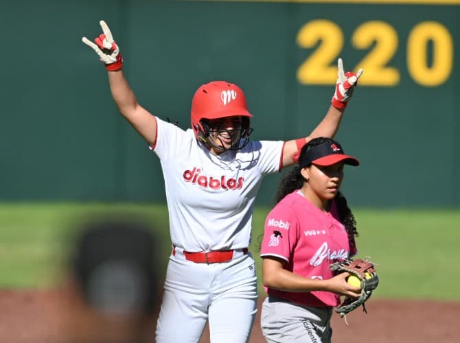 Diablos Rojos Femenil le ganan la serie a las Bravas