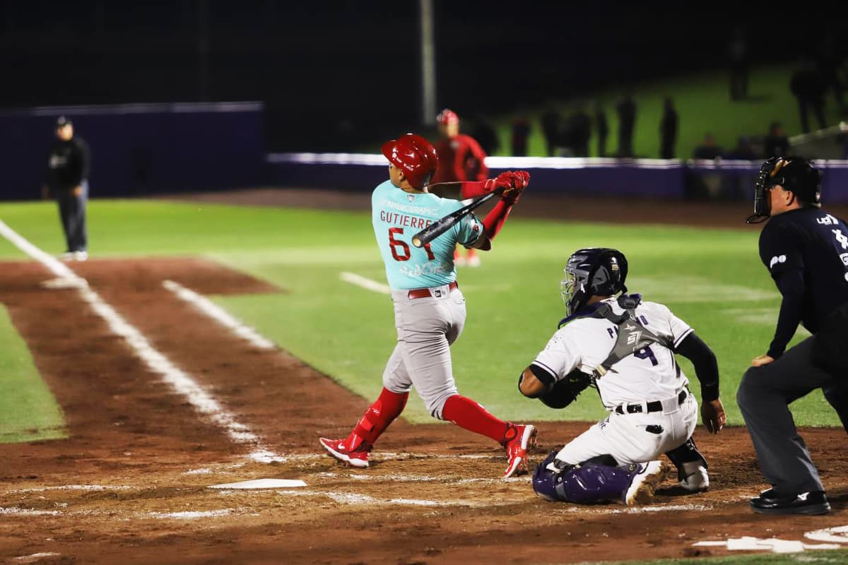 Diablos Rojos gana el primero en juego recortado por lluvia