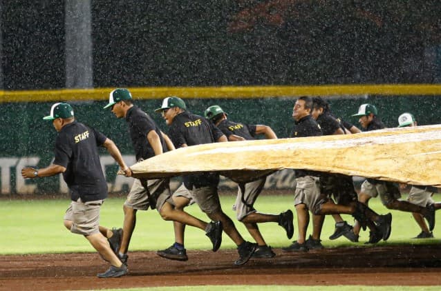 Juego pospuesto por lluvia en Yucatán
