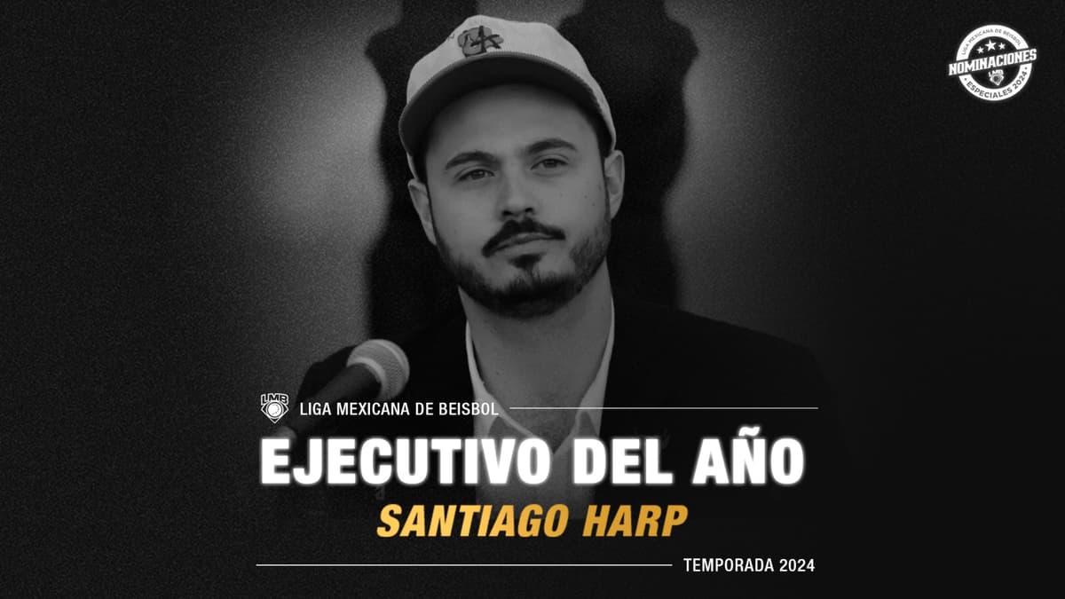Santiago Harp es el Ejecutivo del Año 2024 en la Liga Mexicana de Beisbol