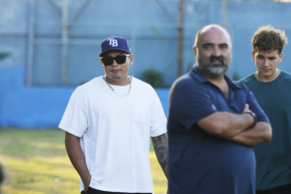 Manuel Rodríguez presente en el primer día de tryout de Leones